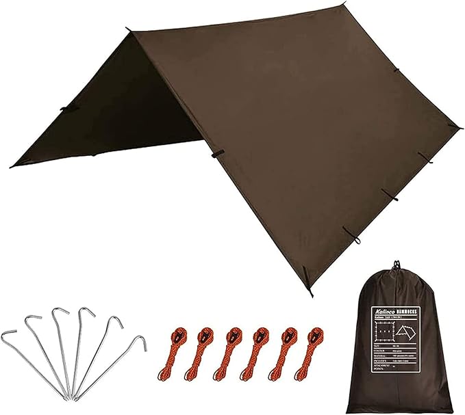Waterproof camping tarp shelter