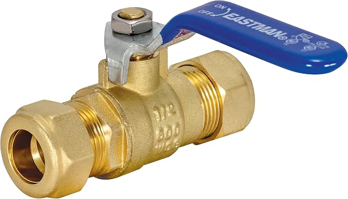 Brass plumbing ball valve