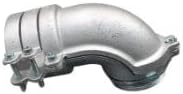COREX 2" Flex 90-Degree Connector, Squeeze-Type, Malleable Iron, Insulated by Unknown
