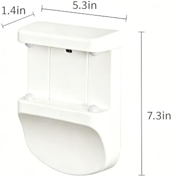 Adjustable Tissue Box Holder Wall Mount Hang Adhesive 2PC - Image 2