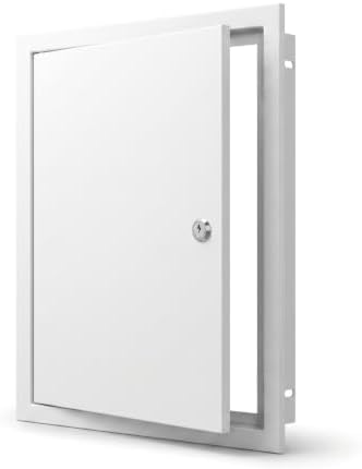 10x16 Lockable Galvanized Access Panel 1.2mm Steel Drywall Door by Unknown