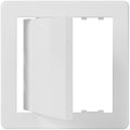 6x6 Access Panel for Drywall and Ceiling – White ABS Plastic Door Panel by VezoWorks