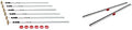 ZIPWALL SLP6 12 Foot Spring Loaded Dust Barrier Poles, 6 Pack by Unknown