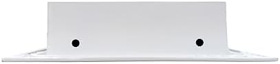 BUILDMART - 18x6 Modern AC Vent Cover - Decorative White Aluminum Air Vent - - Image 3