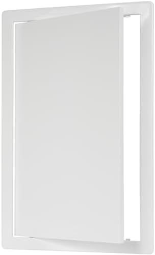 10" x 16" White ABS Plastic Plumbing Access Panel by ECOPROVENT
