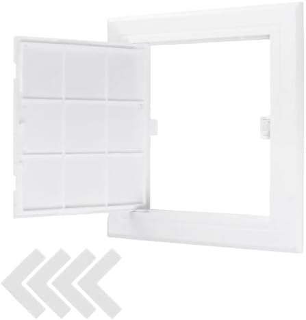1 Pack Self Adhesive Access Door Panels, Push to Open Wall Access Hole Cover by UFURMATE