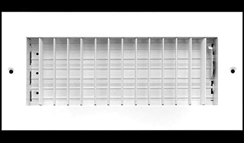 HVAC Premium 10''w x 4''h Adjustable AIR Supply Diffuser - Image 2