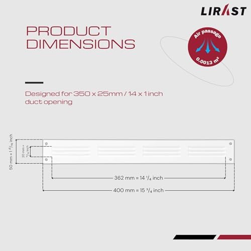 14x1 Vent Cover with Built-in Screen - Image 6