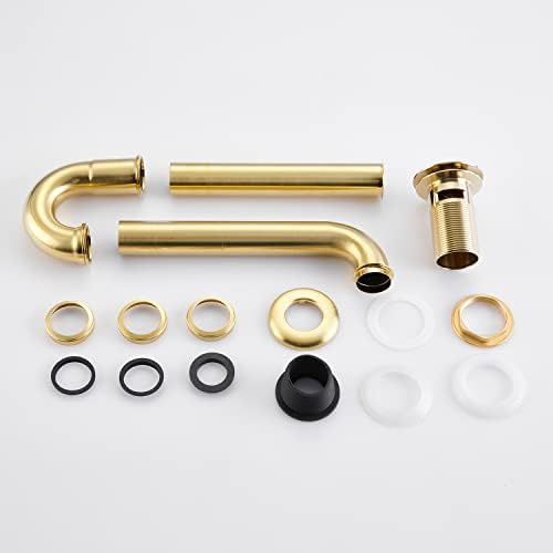 Bathroom Basin Sink U Shape Stopper Complete Set, Adjustable Height 1-1/4 - Image 6