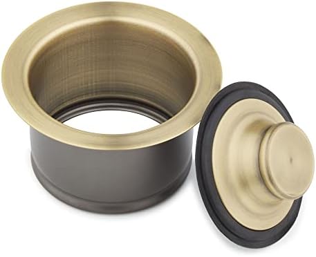 Signature Hardware 482756 3-1/2" Brass Kitchen Garbage Disposal Flange and - Image 5