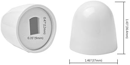 6Packs Universal Toilet Bolt Caps, Round Toilet Bowl Bolt Caps Covers - Image 3