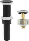 Bathroom Sink Drain, Drain Stopper Bathroom Sink Without Overflow, Small Cap by Rackickyer