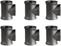 Tee 3/4" Pipe Fitting – Industrial Threaded Black Iron Pipe Fitting by PRIMPIPEWORKS