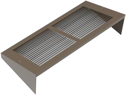 Fits 12x6 Duct Opening | Steel Triangular Baseboard Return Air Grille by Handua - Image 6