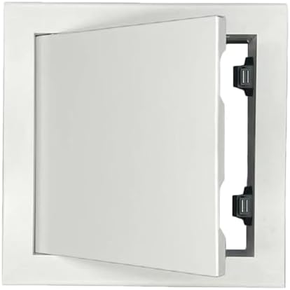 Access Panel for Drywall, 14 x 14 inch Wall Hole Cover Aluminum Alloy White by RLOZUI