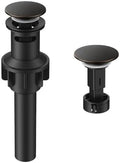 Bathroom Sink Drain with Overflow with Hair Catcher Anti-Clog Sink Strainer by Hurran