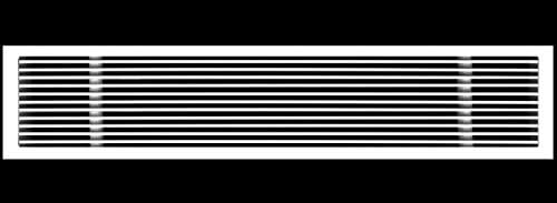 HVAC Premium 48"W X 6"H Linear Aluminum Clip-On Bar Return Air Grille by HVACPremium