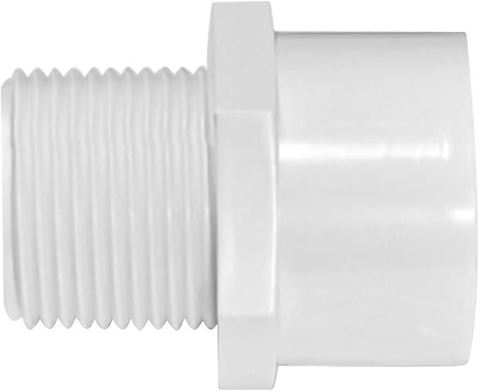 3/4 Inch White 2-Way SCH40 PVC Male Adapter Pipe Fittings， pipe fittings - Image 4