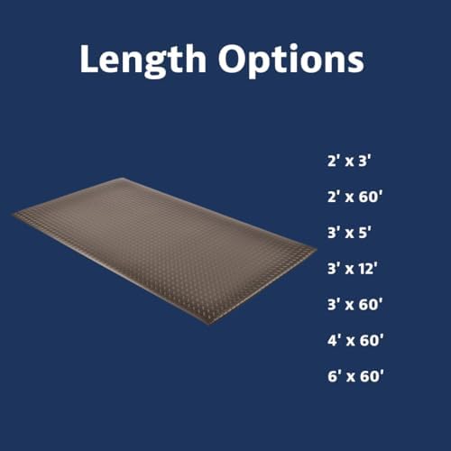 NoTrax 418 Diamond Tred™ 3' x 5' x 5/8" Anti Fatigue Mat - Image 6