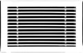 HVAC Premium 12"W X 4"H Linear Aluminum Clip-On Bar Return Air Grille by HVACPremium