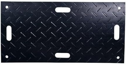 4Pcs 2' x 4' Ground Protection Mats w/ 6 Pcs Single Connectors by MyteeProducts