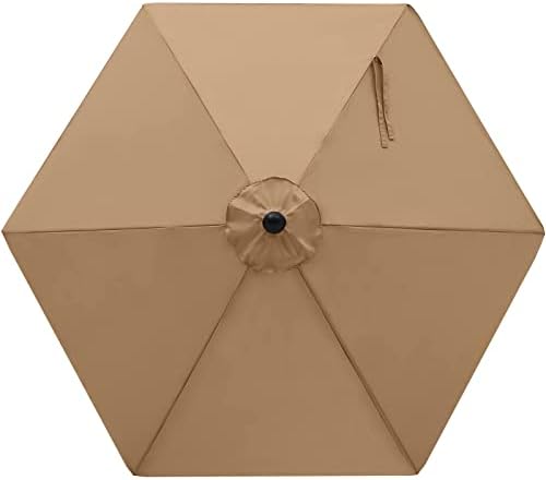 MASTERCANOPY Patio Umbrella 9 ft Replacement Canopy by MASTERCANOPY