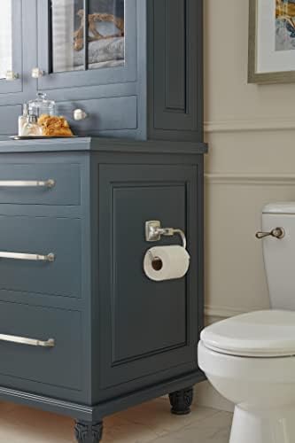 Amerock Stature 6-5/16" Brushed Nickel Single Post Toilet Paper Holder - Image 2