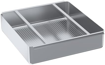Pre-Rinse Basket with Stainless Steel Slides | Stainles Steel Scrap Basket by AmGood