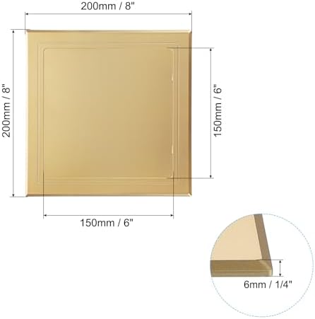 PATIKIL 6x6 inch Self-Adhesive Access Panel, ABS Plumbing Access Doors Easy - Image 2