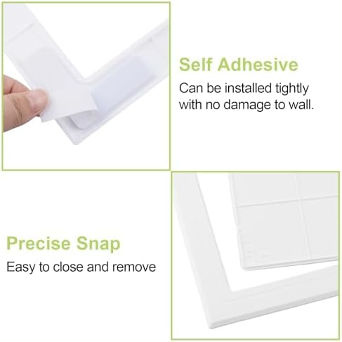 Self Adhesive Access Panel for Drywall 8 x 8 inch Surface-Mounted Wall Hole - Image 4