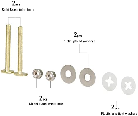Raven T-KCDC-738436 Brass Closet Bolts - Image 2