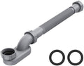 XENDYWASHER Low Profile 1 1/2" P Trap Shower Drain Pipe by XENDYWASHER