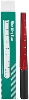 Zerone Wax Ring Sizer, Wax Ring Sizer Finger Stick Ruler Jewelry Size Mandrel by Zerone