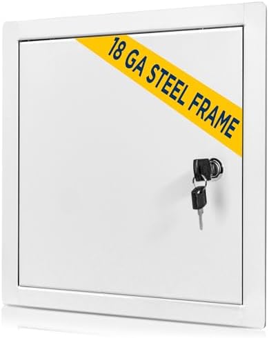 BOZZON Access Panel for Drywall 12 x 12 inch – Metal Door by Products