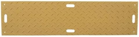 6 Pack 2' x 4' - 1/2" Heavy Duty Ground Protection Mats - Polyethylene Mat - Image 6