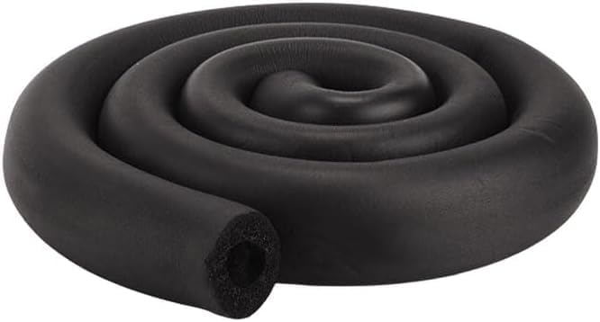 2pcs Pipe Insulation Foam Tube 3/8" ID*3/8" Foam Tubing Black Pipe Cover Heat - Image 2