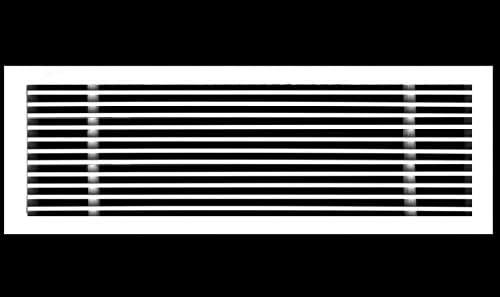 HVAC Premium 28"W X 4"H Linear Aluminum Clip-On Bar Return Air Grille by HVACPremium