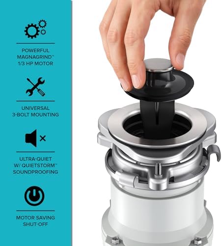 KRAUS WasteGuard 1/3 HP Continuous Feed Garbage Disposal - Image 3