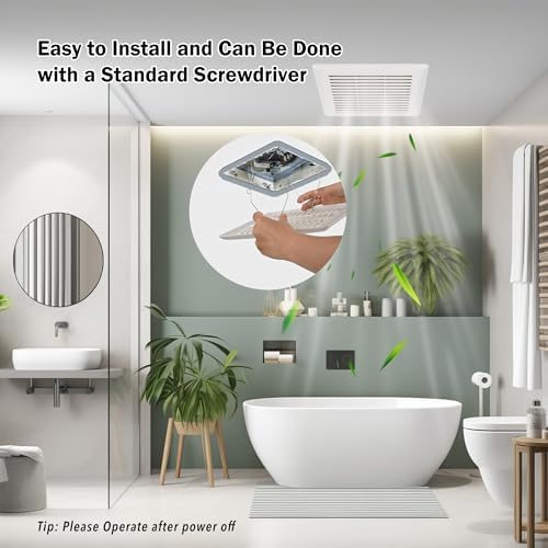2 Pcs C350GN Bathroom Fan Cover Replacement - Image 5