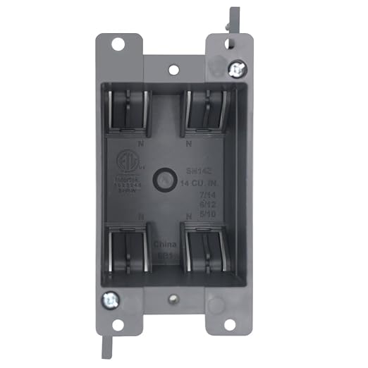 MAKERELE 1 Gang Old Work Electrical Outlet Box, 14 cu.Inch | PVC Receptacle Box by MAKERELE