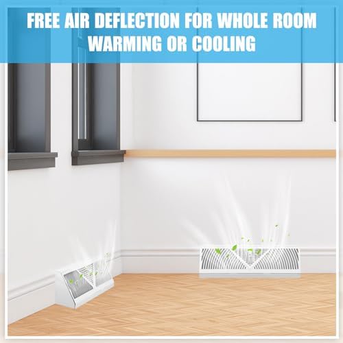 Yaocom 10 Pack Baseboard Register Vent 15 Inch Air Vent Covers - Image 5