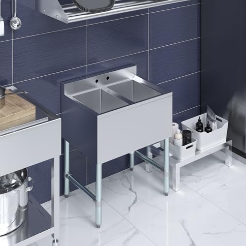 AmGood One Compartment Stainless Steel Under bar Sink - Image 5
