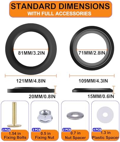 RV Toilet Seal Kit Replacement for Thetford Toilet Parts - Image 3