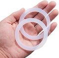 8 Pcs 6 Cups Replacement Food Grade Silicone Gasket, by LitOrange