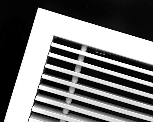 HVAC Premium 12"W X 4"H Linear Aluminum Clip-On Bar Return Air Grille - Image 3