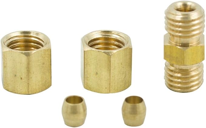 Brass Compression Tube Fitting, 5/8" OD x 5/8" OD - Image 3