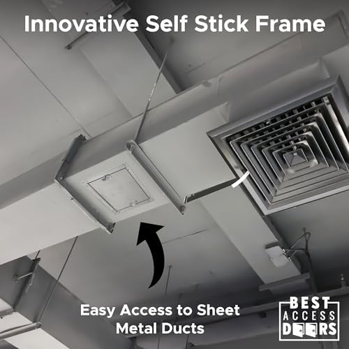 Best 6" x 6" Self-Stick Duct Access Door - Image 4