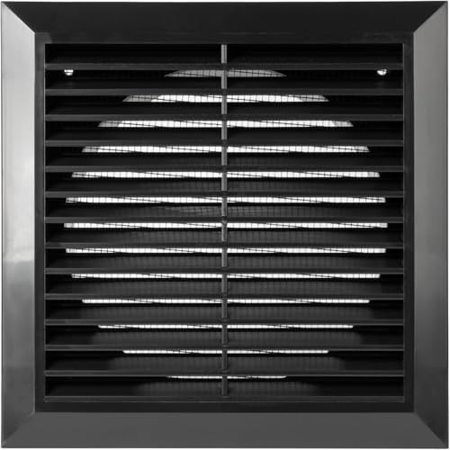 Black 6" Inch Ventilation Grille by ECOPROVENT