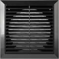 Black 6" Inch Ventilation Grille by ECOPROVENT
