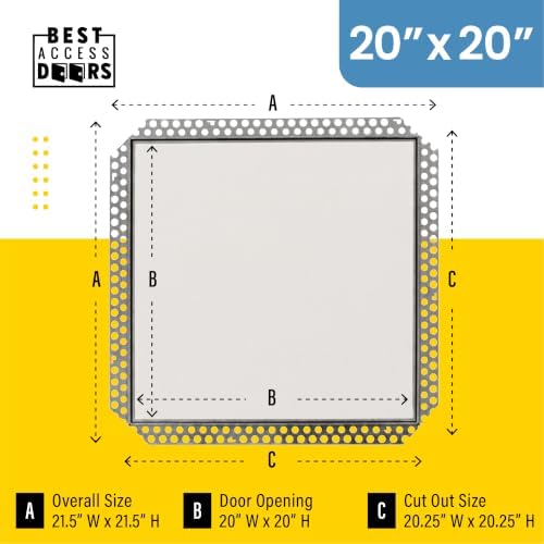 Best 20" x 20" Drywall Inlay Access Panel - Image 2